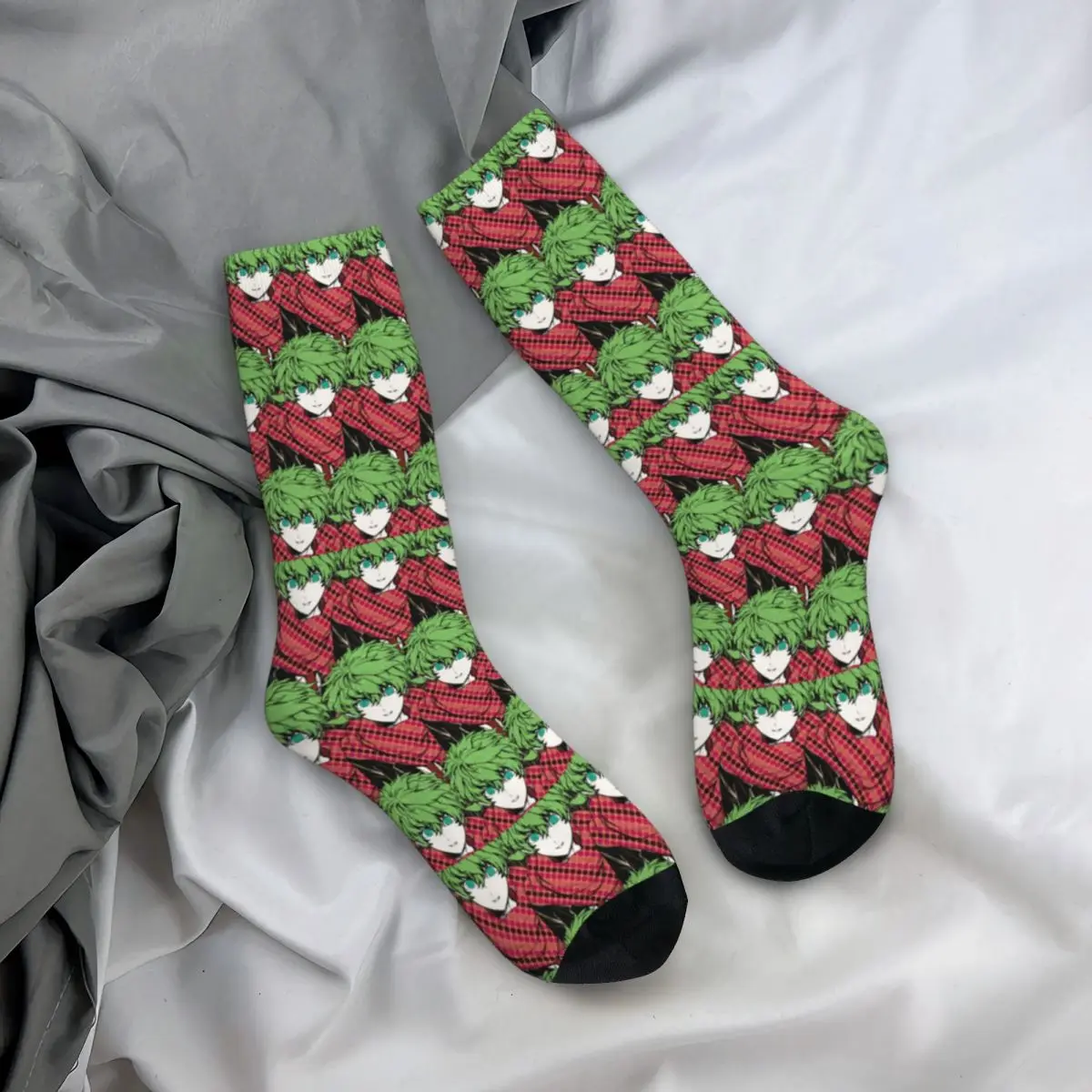 Happy Funny Male Men Socks Novelty Sou Hiyori Your Turn To Die Sock YTTD Anime Game Women Stockings Spring Summer Autumn Winter
