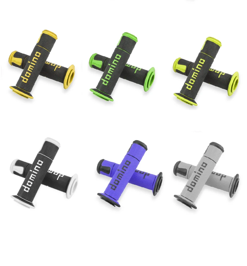 Punaiset moottoripyörän geelillä varustetut kahvat