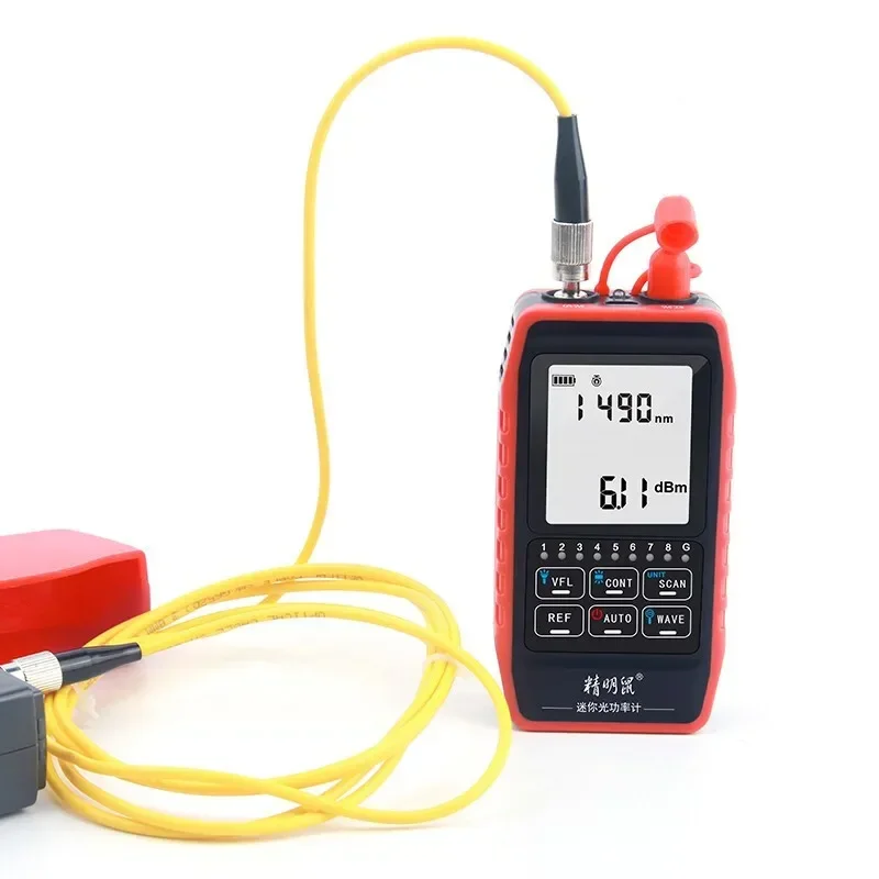 NOYAFA NF-908S Single Host Fiber Optic Power Meter Red Light Pen High Precision Light Attenuation Network Finder Line Finder