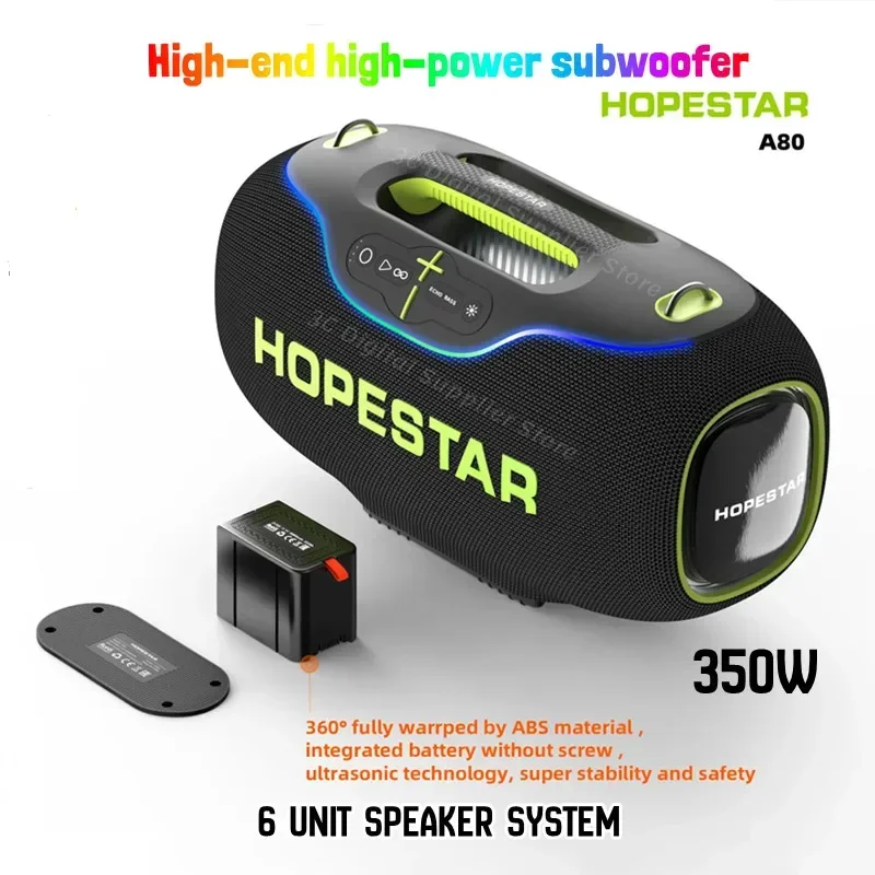Hopestar A80 Portable Subwoofer Speaker High Quality Fashion
