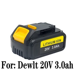 20V 3.0Ah DCB200 Replacement Lithium ION Battery, Suitable FOR DeWalt MAX XR DCB205 DCB201 DCB203 Power Tool Battery