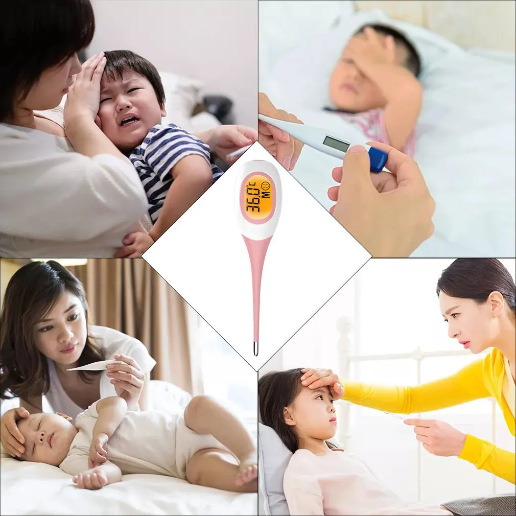 Electronic Thermometer 8 Seconds Fast Measurement For Adults Children LED Pet Dog Cat Oral Cavity Armpit ℉/℃ Thermometer animal thermometer