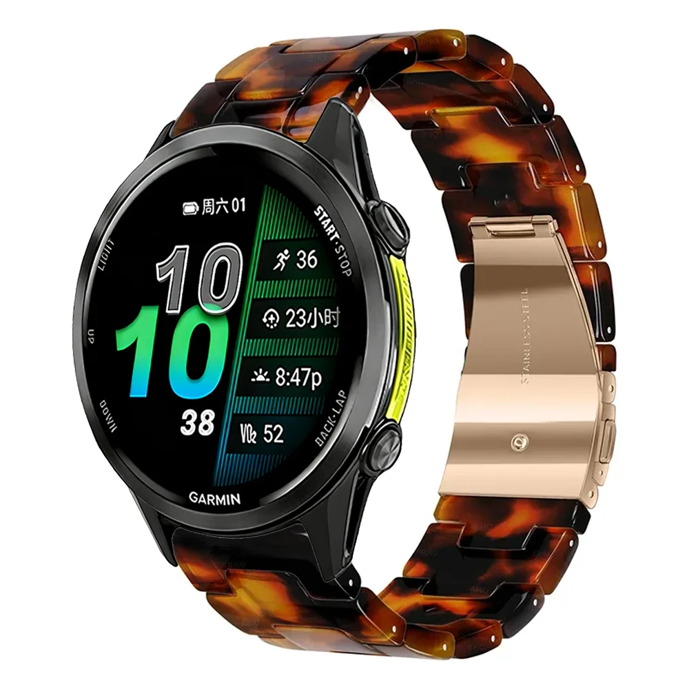 Resin Strap: Comfortable Bracelet for Smartwatches (20mm/22mm)