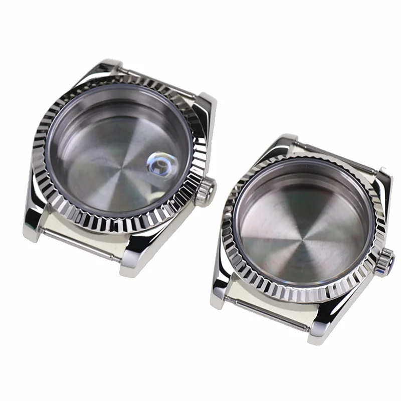 Hochwertiges 36mm 39mm Stil mit Saphirglas, wasserdichtes Uhrengehäuse für Nh35 Nh36 NH34 mechanisches Automatikwerk – Detail 4