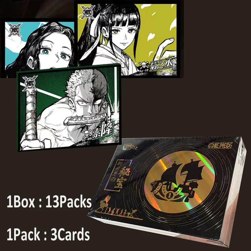 New One Piece Collection Cards Anime Character Art Cards Rufy Sanji Nami Tcg Booster Box Giocattoli Per Bambini Regali Di Compleanno