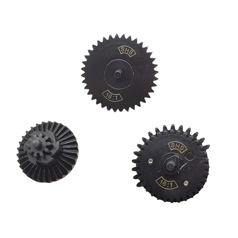 CNC Steel Cut SHS Gear Set Torque 16:1 18:1 High Speed Gear Set For Ver.2 AEG EBB Airsoft Gearbox 3