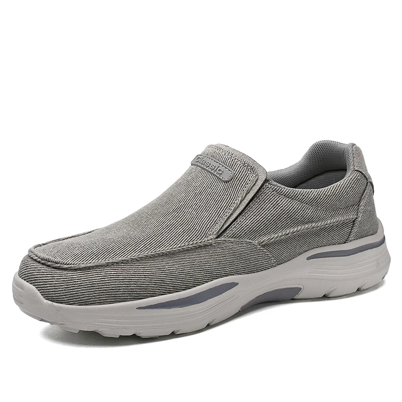 Men's Lightweight Canvas Loafers for Outdoor Hiking Camping Casual Sports Running Jogging Shoes Size 39-48 8