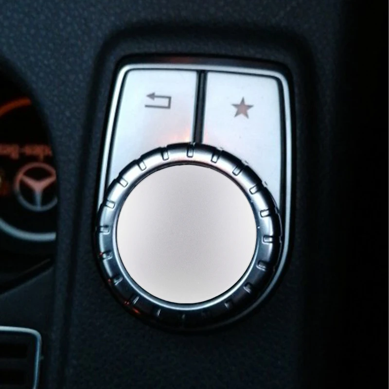 Center Console Multimedia Button Cover Trim Stickers