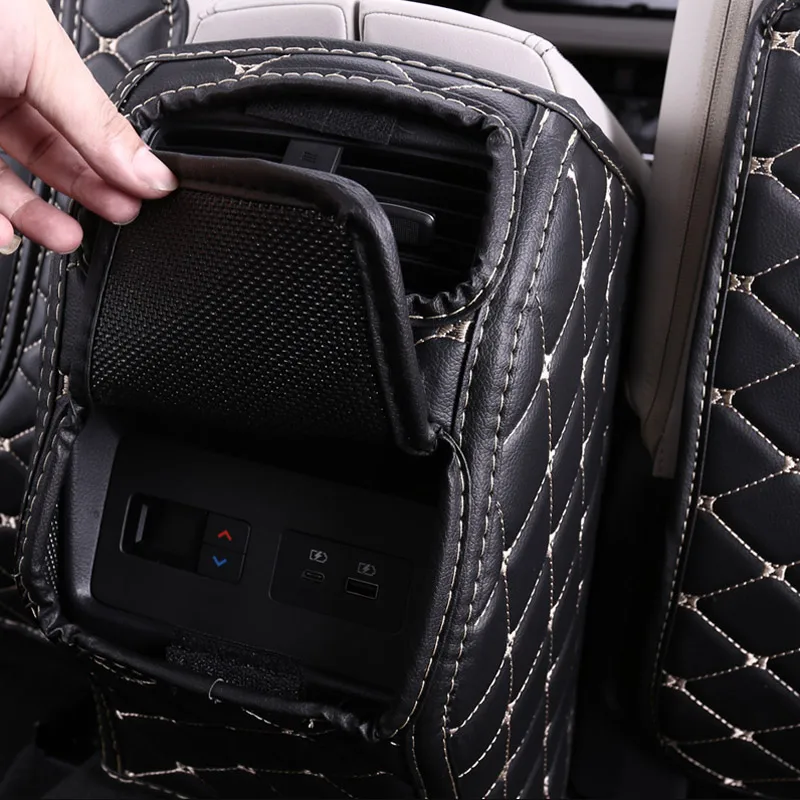 자동차 뒷좌석 발차기 방지 매트 보호대, PU 가죽 더러움 방지 패드, 닛산 X-trail T33 2023 용 인테리어 자동차 액세서리 장식