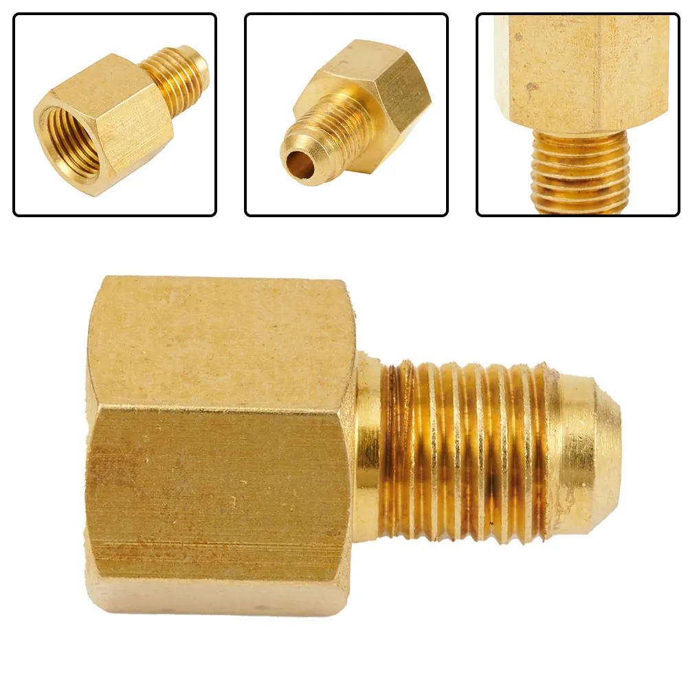 

1pcs Nitrogen Regulator Adapter For G1/4inch Threads Nitrogen Equipment System SAE 1/4 Threaded Connection Tube Tank Adapters