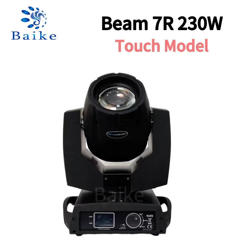 0 tax 230W 7R Moving Head Light Rainbow Effect Touch /Key Model Stage Disco Lights Power Corn MH 230W DJ Moving Beam Light 4