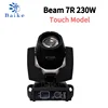 0 tax 230W 7R Moving Head Light Rainbow Effect Touch /Key Model Stage Disco Lights Power Corn MH 230W DJ Moving Beam Light 4