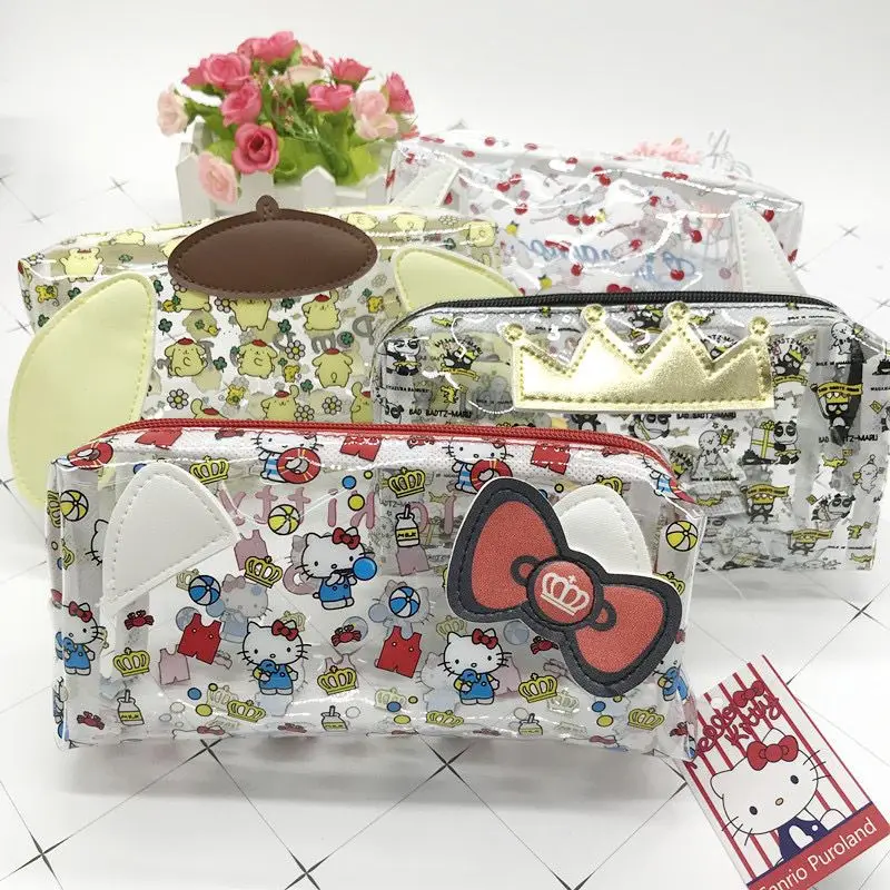 

Sanrio Hello Kitty Pencil Case Cinnamoroll My Melody Student Stationery Cartoon Large Capacity Cosmetic Bag Pencil Organiser