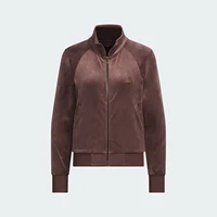 Adidas officiel véritable nouveau femme rétro décontracté col montant veste en velours JX6842 3