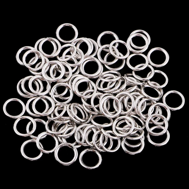 100 Silver metal bra strap adjuster slider/hooks/o ring lingerie sewing  craft - AliExpress