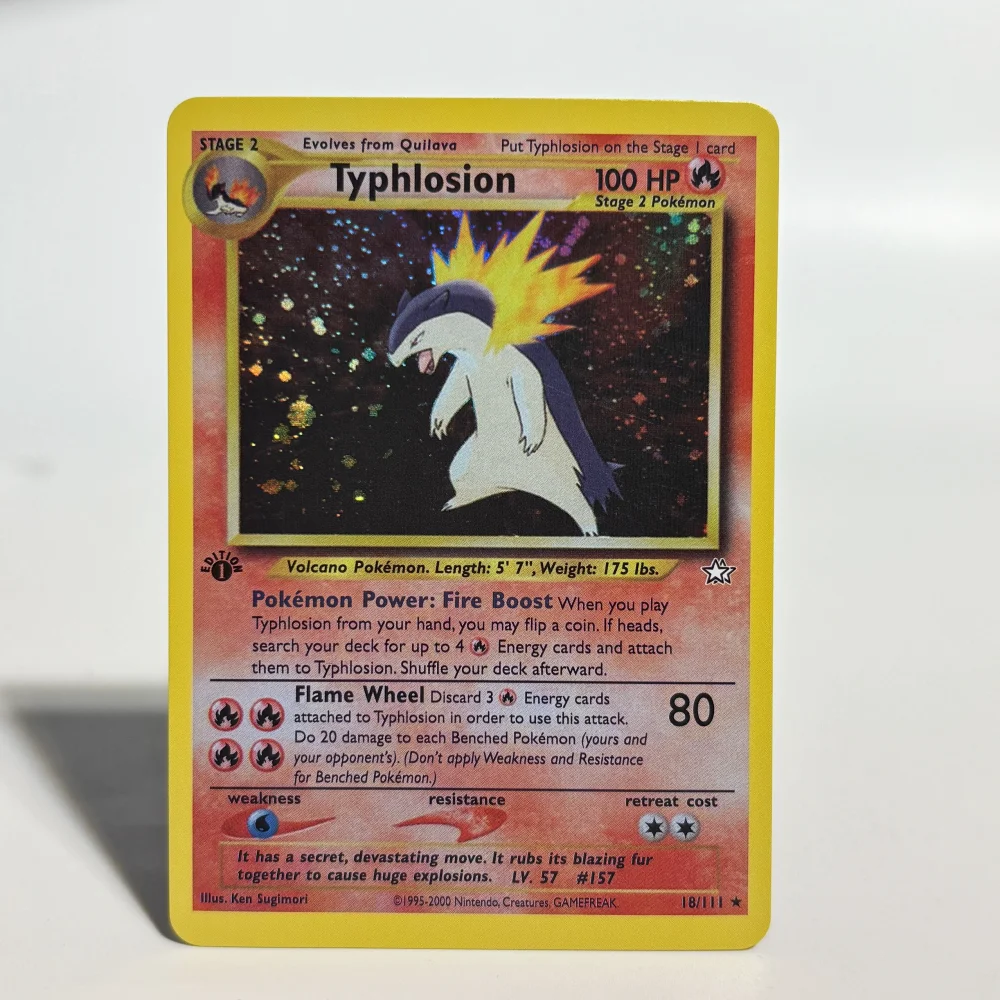 1996 Basic Edition PKM Senior Rare Proxy Card VENUSAUR GIOVANNI'S