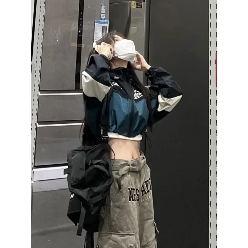 citybreeze★韓国★人気 City Crop Duck Down Jumper 3色 Korean Y2K Dark Grey Goose jackets for women for Women