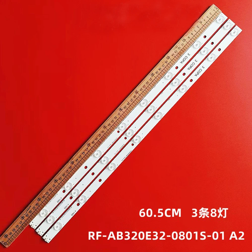 Tira de retroiluminação LED para RF-AB320E32-0801S-01 LED32TC2300E