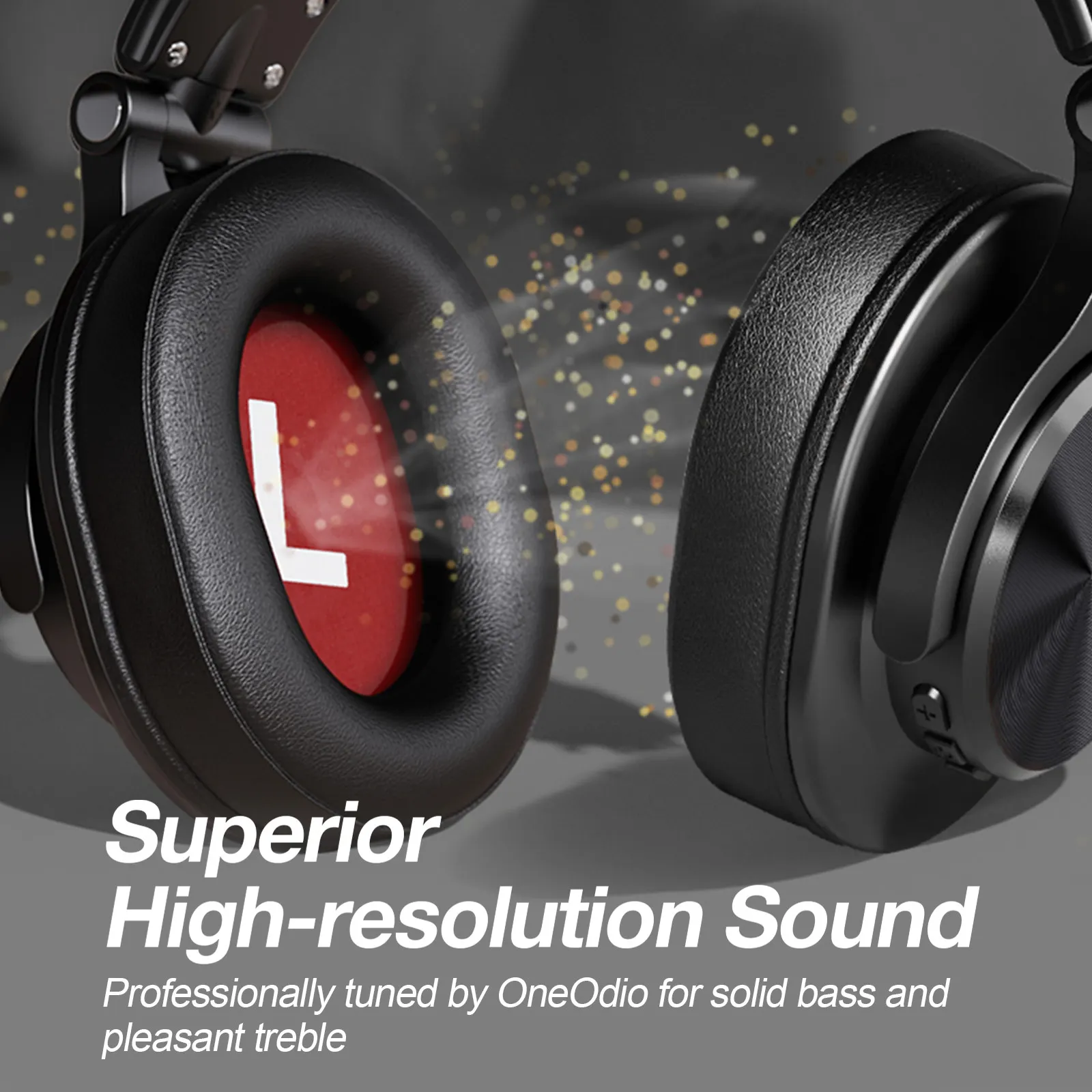 Oneodio A70 Wireless Bluetooth Headphones Over Ear 72 Hours Playtime Hi-Res Audio Bluetooth Wireless Headset With Microphone bluetooth headphones bluetooth headset
