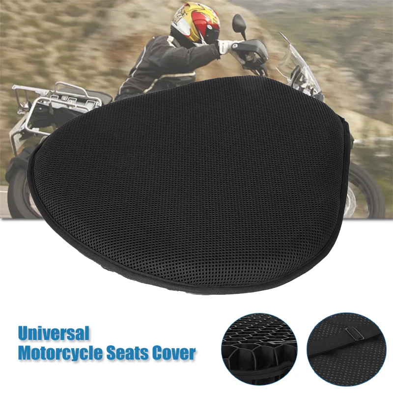 Motorcycle Seat Cushion Anti-Slip Inflatable 3D Blow Air Cushion Breathable  Gel Motorcycle Rear Seat Pads Motorbike Accessories - AliExpress