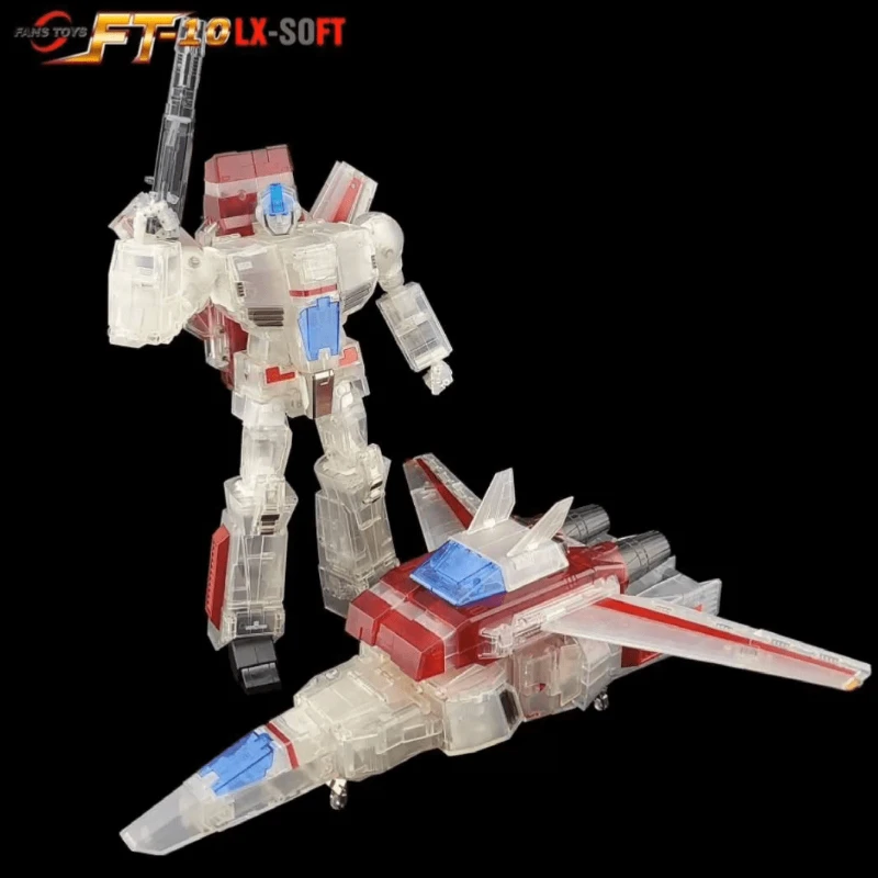 Trasformazione Fanstoys Ft-10 Tf-10Lx-Soft Versione Limitata Trasparente 15 Pollici 38Cm Action Figures Toy Gift Collection Hobby