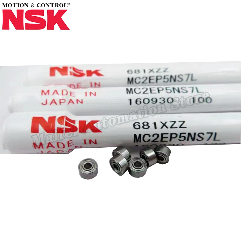 20PCS NSK Lager 681XZZ 1,5x4x2mm 682ZZ 2x5x2,3mm 683ZZ 3x7x3 684ZZ 4x9x4 685ZZ 5x11x5 686ZZ 6x13x5 687ZZ 7x14x5mm 688ZZZZZ – Detail 2