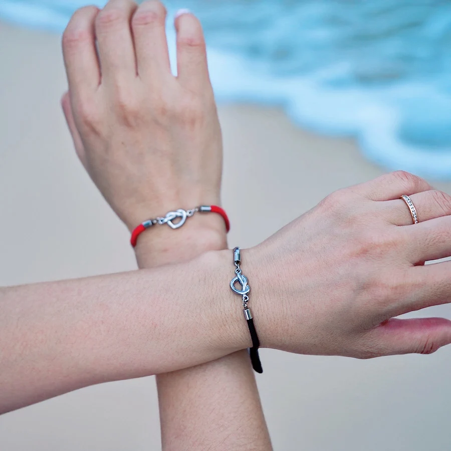 Stainless Steel Heart Chain Bracelet for Women