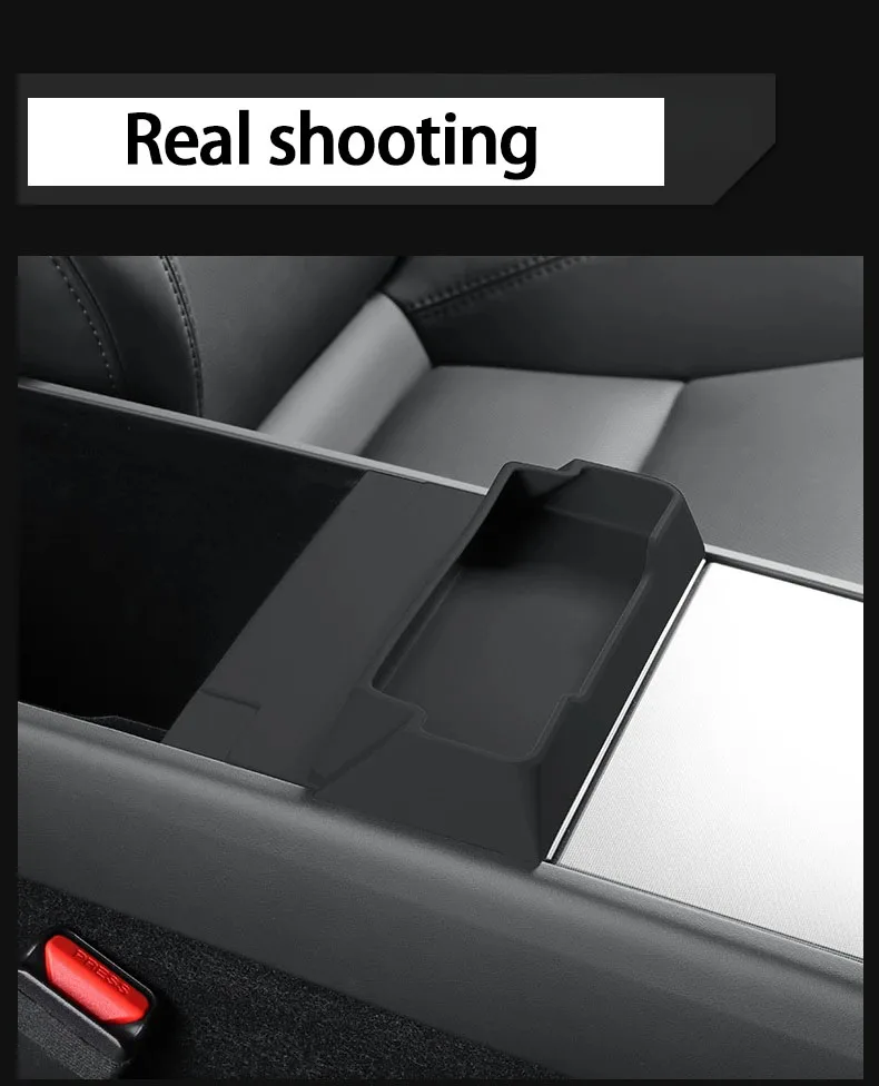 For Tesla Model Y Juniper 2025 Car Storage Box Case Glasses Holder Central Contr