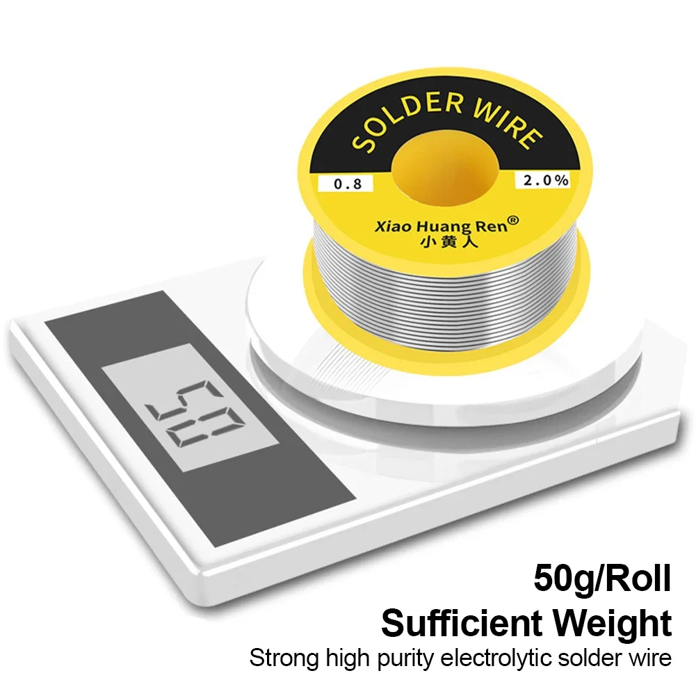 60/40 Solder Wire 0.5/0.8/1.0/1.2mm Soldering Welding Flux 2.0% Iron Wire Reel 50g Diamater 0.6mm Rosin Core Tin Solder soldering wire soldering tin wire welding wires