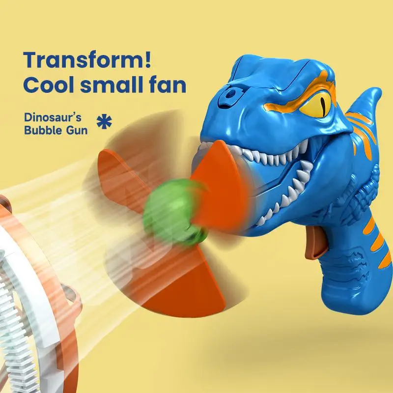Electric Dinosaur Bubble Gun Automatic Blowing Large Soap Handheld Bubble Machine Kids Toys Birthday Party Outdoor Wedding Prop 3