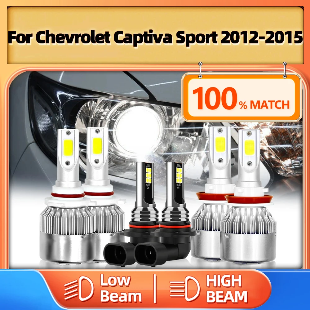 

360W 60000LM LED Lights H11 LED Car Headlight Bulbs 12V 6000K Auto Fog Lamp For Chevrolet Captiva Sport 2012 2013 2014 2015