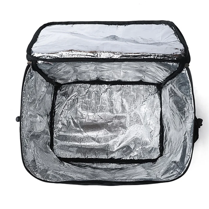【RECOMMEND】Consegna zaino isolato di grande capacità da 35 litri, per ciclisti, borsa termica per alimenti e bevande, spesa e sp - immagine 3