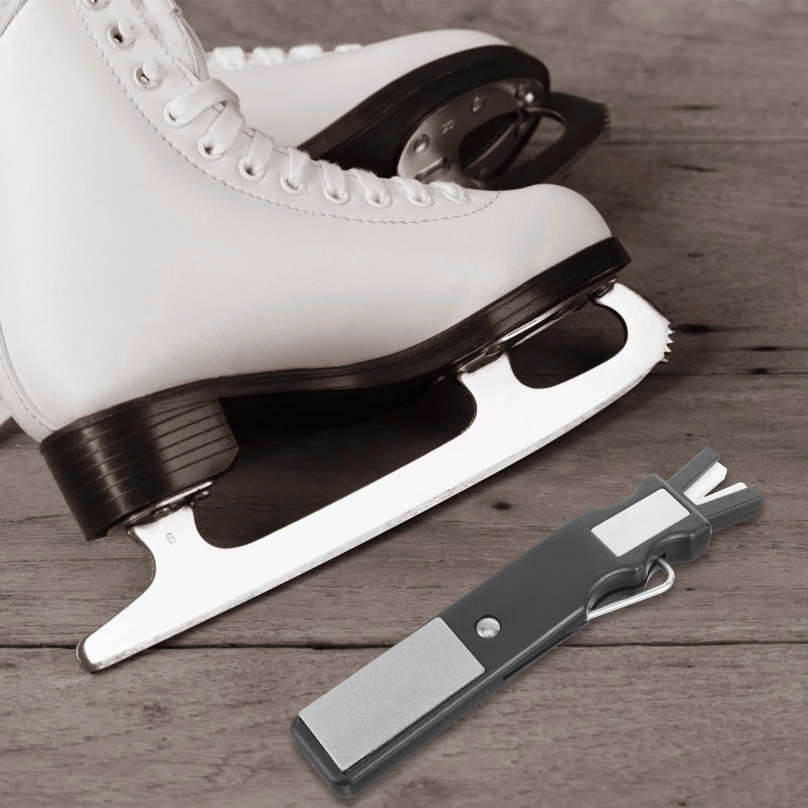 Ski Tool Sharpener For Grinding Ice Hockey Shoes Blade Skates Blades Accessory Corundum Grindstone Knife Ideal For Sharpening