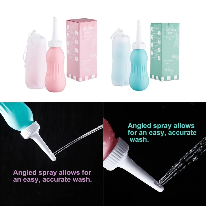 

Portable Travel Bidet Straight Nozzles Bidet Sprayers Butt Shower Private Parts Flushing Device Manual Press Flushs DropShip