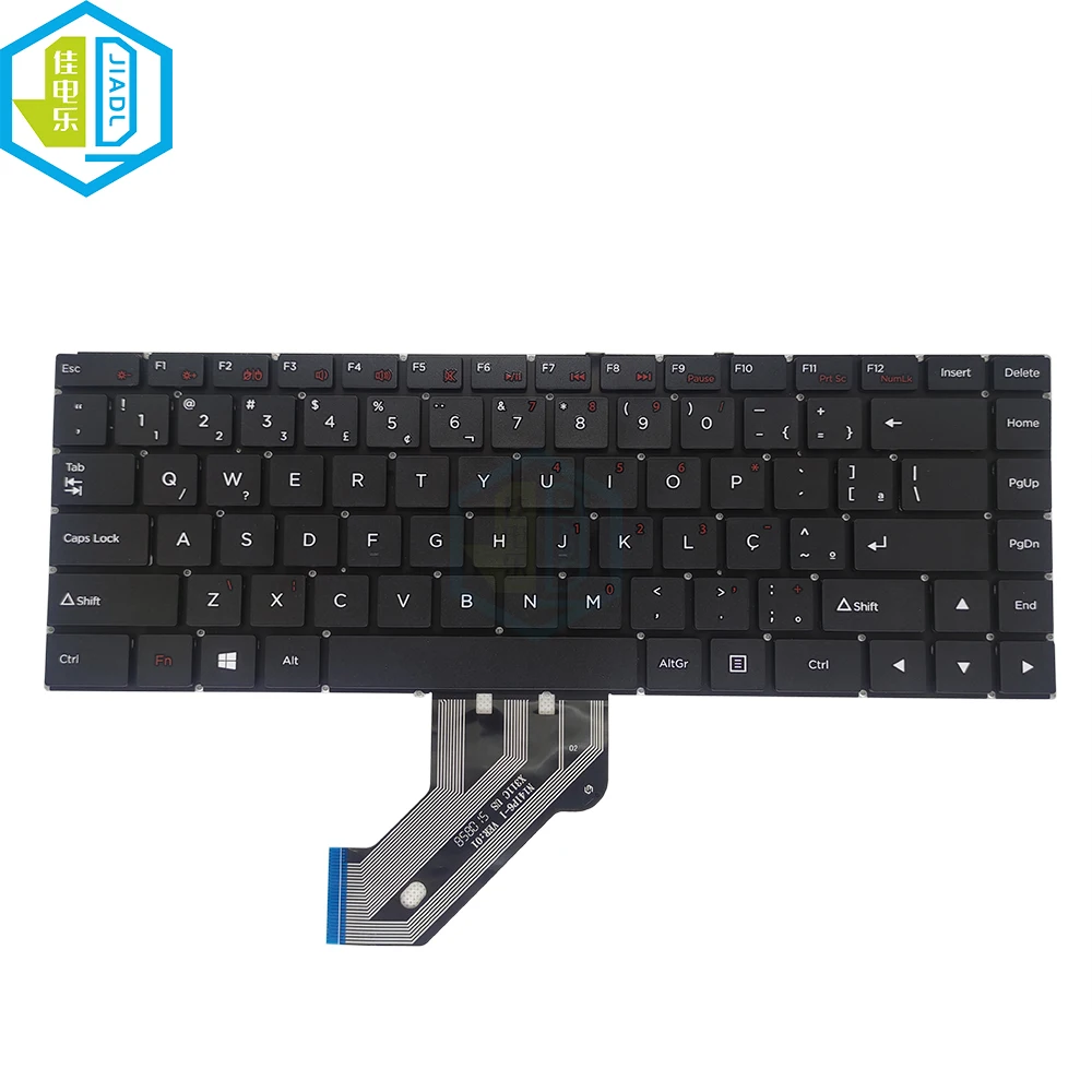 Pt-br Bra Brasil Notebook Substituição Teclados Brasileiro Apto Teclado Português N14ip6-i X311c Portátil Peças Preto Keycaps Novo