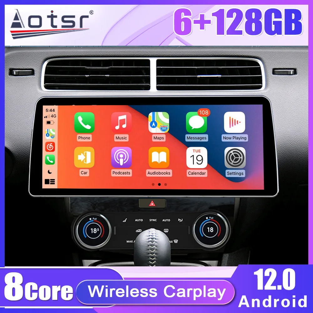 

Android 12 For Chevrolet Camaro 2010-2015 Tesla Screen Car GPS Navigation Vehicle Multimedia Player Radio Tape Recorder Carplay