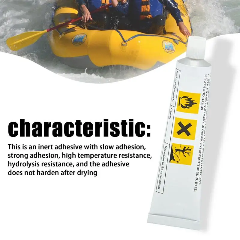 Inflatable Glue Kit 60ml PVC Inflatable Glue Tape Repair Patch Glue For Swimming Air Bed Pools Repairing Boat Inflatable Toy Spa Kayak