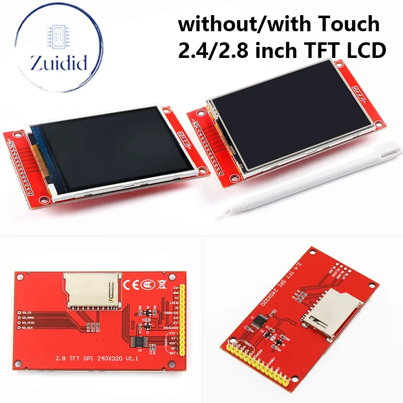 2 4 inch 2 8 inch Color TFT LCD Display Module 240X320 2 4 2 8 jpg 2-4-inch-2-8-inch-color-tft-lcd-display-module-240x320-2-4-2-8-jpg
