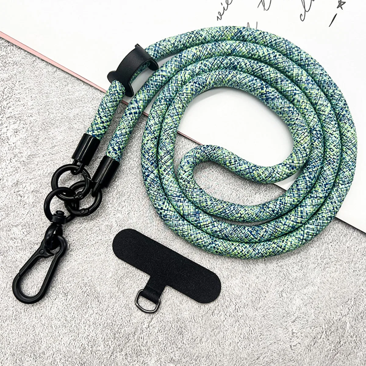 Hands-Free Mobile Phone Lanyard with Detachable Shoulder and Neck Strap