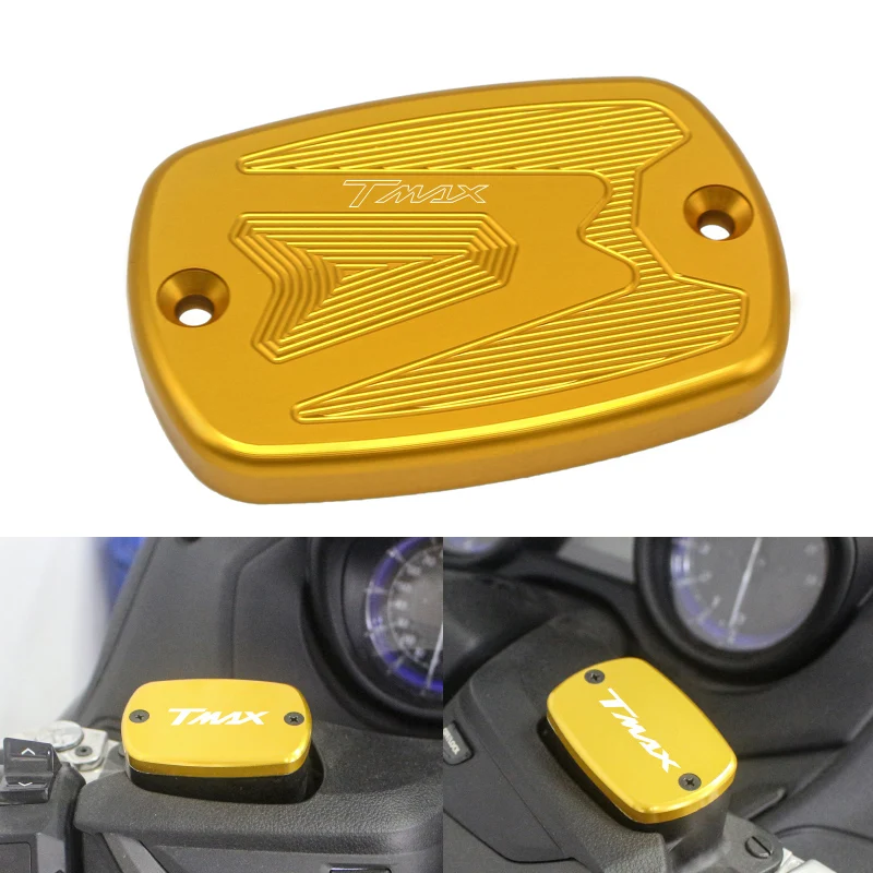 

Motorcycle Brake Oil Tank Cover For YAMAHA TMAX 530 DX/SX 2010-2019 Upper Pump Cover CNC Aluminum Alloy Decorative Accessories