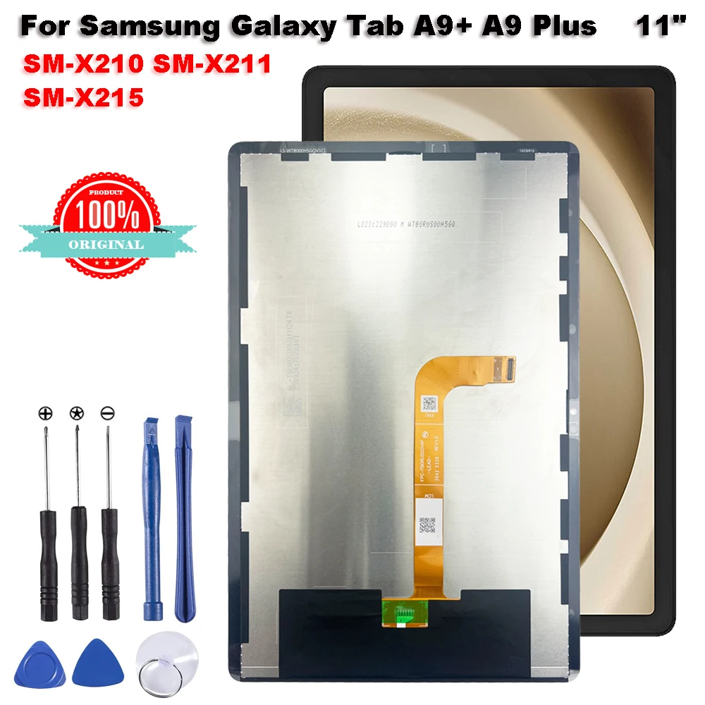 

ЖК-дисплей и сенсорный датчик в сборе для Samsung Galaxy Tab A9 + A9 Plus SM-X210 X210 X211 X215 11"