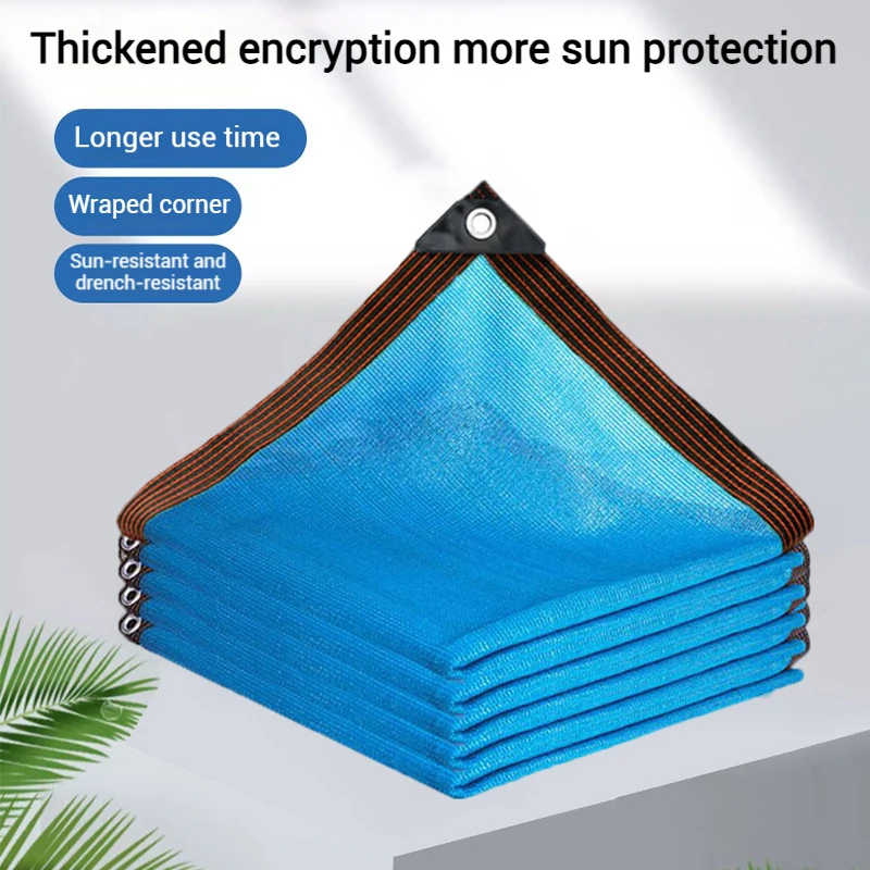 Sunshade Awning Garden Sunshade Sail Net Swimming Pool Tarpaulin Outdoor Anti-UV Sun Shade Net Balcony Yard Shade Mesh