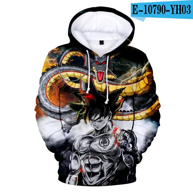 

Goku Merchandise Hoodie Harajuku Anime Dragon Ball Hoodie Sweatshirt 3D Print Clothes Pullovers Boys/Girls Kids
