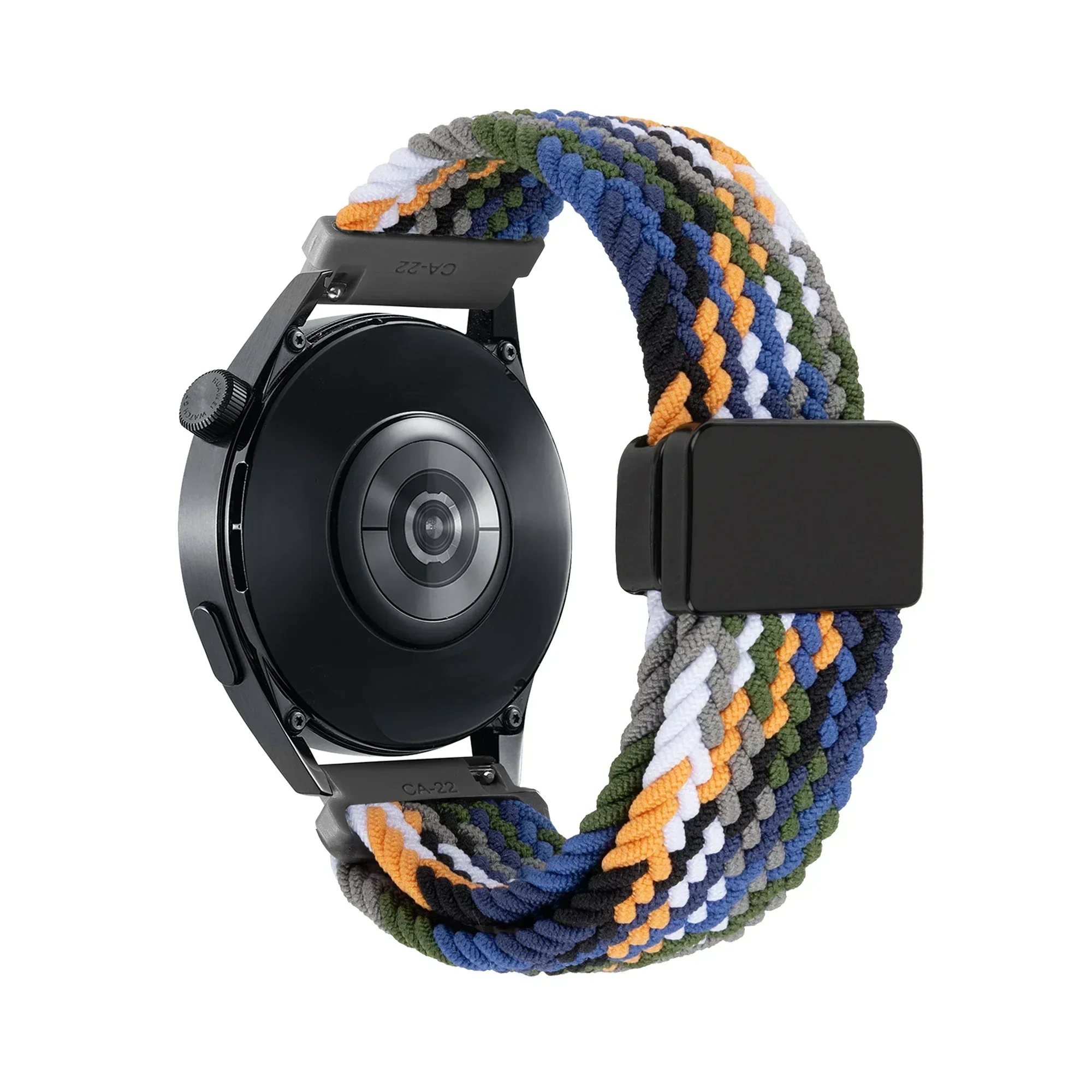 Magnetic Nylon Braided Watch Band, 20mm/22mm