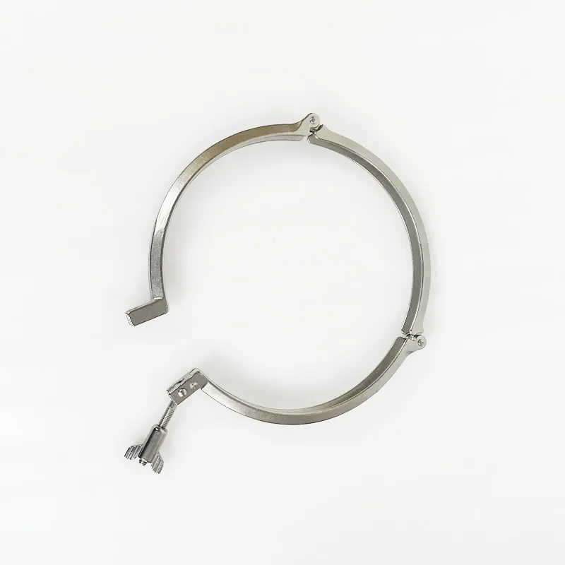 10" (&phi;254mm) OD268mm 304 stainless Steel Three Section Sanitary Tri-Clamp Fitting For Homebrew Beer Distillation