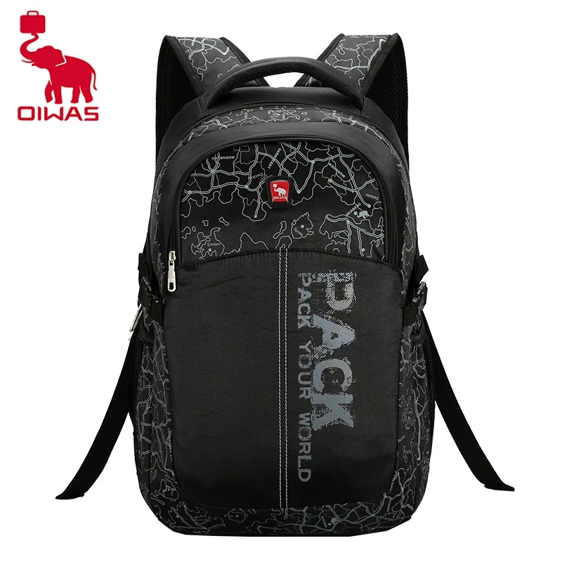 OIWAS 31L Large Capacity Backpack Waterproof Backpack Teens Men Women Student School Travel Backbag Shoulder Laptop Bag Mochia