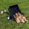 400 LB (10 Cu. Ft.) Economy Poly Dump Cart for Lawn Tractor 5