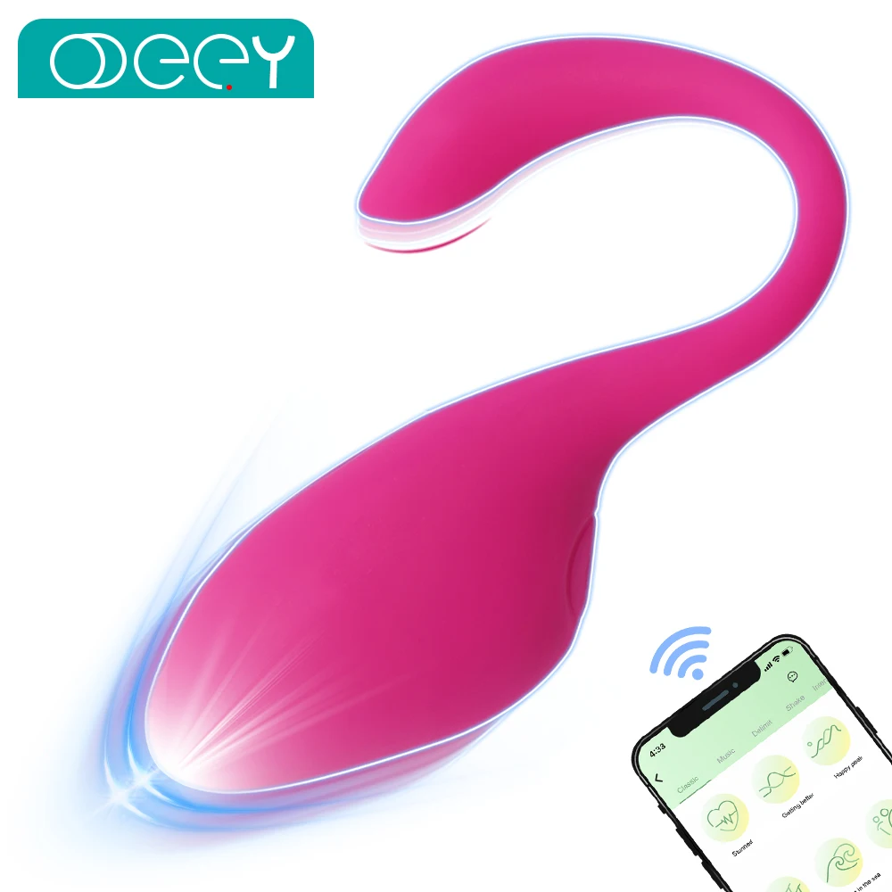 Drahtlose Fernbedienung, vibrierendes Ei-Massagegerät für Frauen, Klitoris, Vagina, Dildo, Vibrator, Fern, Bluetooth, tragbares Sexspielzeug
