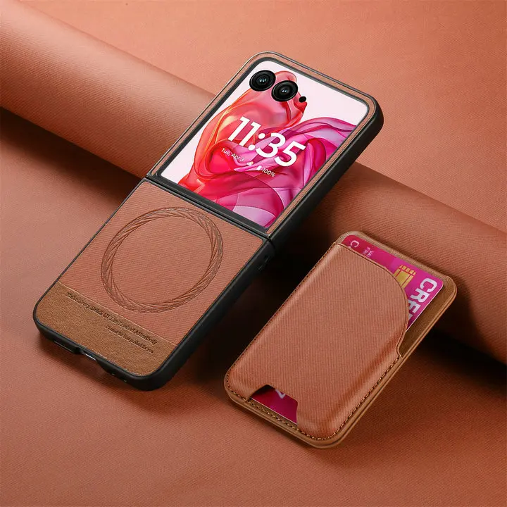 2-in-1 Detachable Leather Wallet Case with Magnetic Back Cover
