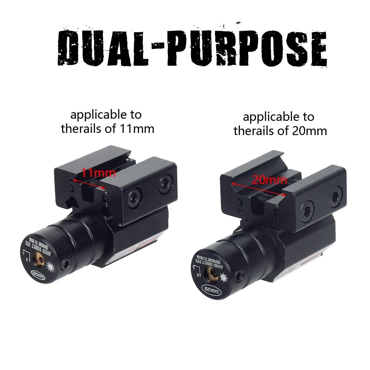 Tactical Red Green Dot La-ser Sight Scope 11mm 20mm Adjustable Picatinny Rail Mount Rifle Pistol Airsoft Laser With Batteries